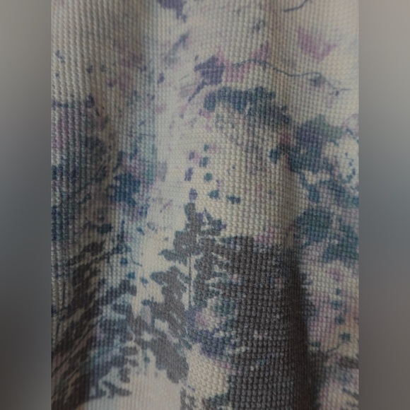 Anthropologie Snow Day Mountain Scenic Waffle Knit Top XS - Picture 7 of 9